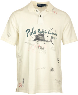 Ralph Lauren Klassieke Katoenen Poloshirt Ralph Lauren , White , Heren - M