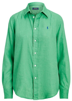 Ralph Lauren Klassieke Overhemd Ralph Lauren , Green , Dames - L,S,Xs