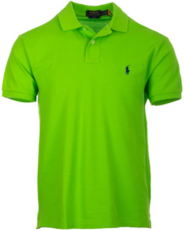 Ralph Lauren Klassieke Polo Shirt Collectie Ralph Lauren , Green , Heren - M