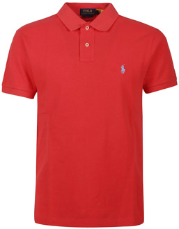 Ralph Lauren Klassieke Polo Shirt Ralph Lauren , Red , Heren