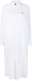 Ralph Lauren Klassieke Witte Katoenen Overhemd Ralph Lauren , White , Dames - XS