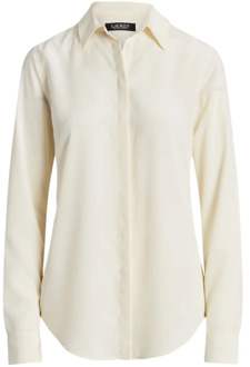 Ralph Lauren Klassieke Witte Overhemd Ralph Lauren , White , Dames - L,M