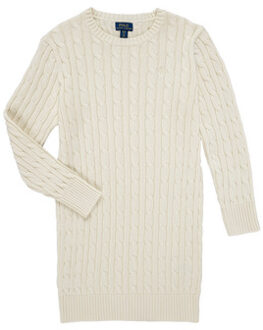 Ralph Lauren Korte Jurk Polo Ralph Lauren SWEATER DRESS" Wit - 7 Jahre,8 / 10 Jahre,12 / 14 Jahre,16 Jahre