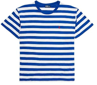 Ralph Lauren Korte Mouw T-Shirt Polo Ralph Lauren , Blue , Dames - Xl,Xs