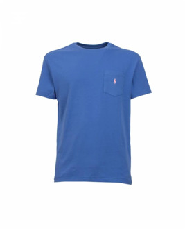 Ralph Lauren Korte Mouw T-shirt Polo Ralph Lauren , Blue , Heren - 2Xl,Xl,L,M,S