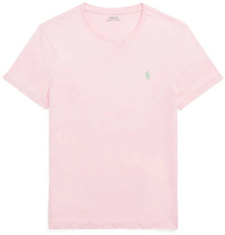 Ralph Lauren Korte Mouw T-Shirt Ralph Lauren , Pink , Heren - 2Xl,Xl,L,M