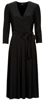 Ralph Lauren Lange Jurk Lauren Ralph Lauren CARLYNA 3/4 SLEEVE" Zwart - 6, 8, 2, 4