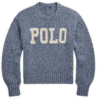 Ralph Lauren Lange Mouw Pullover Polo Ralph Lauren , Blue , Dames - L,M,S