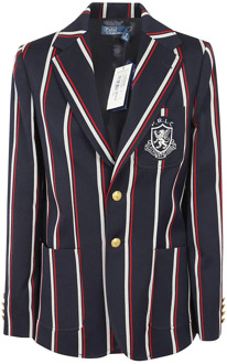 Ralph Lauren Marine Multi Stripe Blazer Polo Ralph Lauren , Multicolor , Dames - 3XL