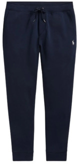 Ralph Lauren Navy Blauwe Joggingbroek met Verstelbare Taille Polo Ralph Lauren , Blue , Heren - 2Xl,Xl,M