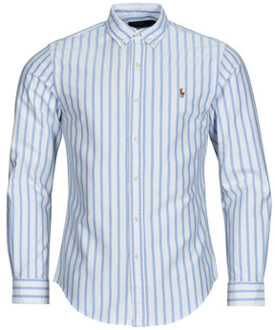 Ralph Lauren Overhemd Lange Mouw Polo Ralph Lauren CHEMISE COUPE SLIM EN OXFORD" Blauw - XXL, M, XL