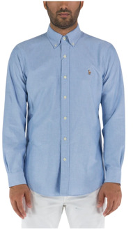 Ralph Lauren Overhemd met lange mouwen en knoopsluiting Ralph Lauren , Blue , Heren - 2Xl,Xl,L,M,S