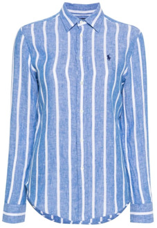 Ralph Lauren Overhemden met knoopsluiting en lange mouwen Ralph Lauren , Blue , Dames - L,M,S,Xs