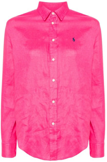 Ralph Lauren Overhemden met lange mouwen en knoopsluiting Ralph Lauren , Pink , Dames - L,M,S,Xs