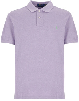 Ralph Lauren Paarse Polo Shirt met Iconische Pony Ralph Lauren , Purple , Heren - L,M,S