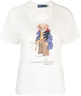 Ralph Lauren Polo Bear T-shirt Ralph Lauren , White , Dames - XS