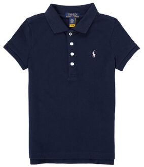 Ralph Lauren polo met borduursels donkerblauw - 122-128