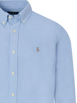 Ralph Lauren Polo Ralph Lauren Casual overhemd met lange mouwen - maat M Blauw