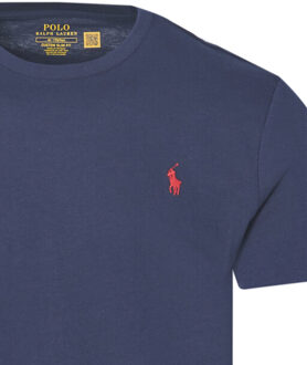 Ralph Lauren Polo Ralph Lauren Custom slim fit t-shirt met korte mouwen Blauw