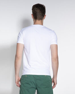 Ralph Lauren Polo Ralph Lauren Custom slim fit t-shirt met korte mouwen - maat L Wit