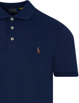 Ralph Lauren Polo Ralph Lauren Slim fit soft touch polo met korte mouwen - maat L Blauw