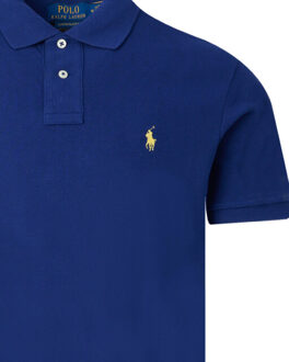 Ralph Lauren Polo ss - maat L Blauw