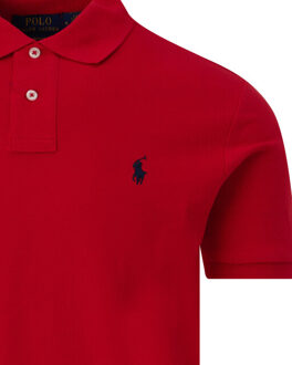 Ralph Lauren Polo ss - maat M Rood