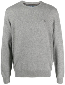 Ralph Lauren Polo Sweaters Grijs Ralph Lauren , Gray , Heren - 2Xl,Xl,L,M,S