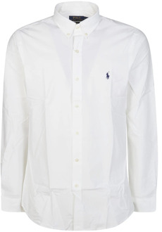 Ralph Lauren Poplin Bistrch Overhemd Ralph Lauren , White , Heren - 2Xl,Xl,L,S