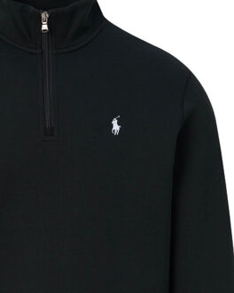 Ralph Lauren Pull over half zip Zwart - XL