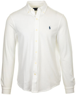 Ralph Lauren Regular fit overhemd met button down kraag Wit