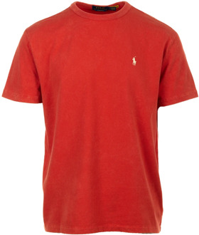 Ralph Lauren Rode T-shirts en Polos Ralph Lauren , Red , Heren - Xl,L,S