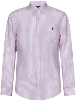 Ralph Lauren Roze Overhemden Ss24 Ralph Lauren , Pink , Heren - Xl,L,S