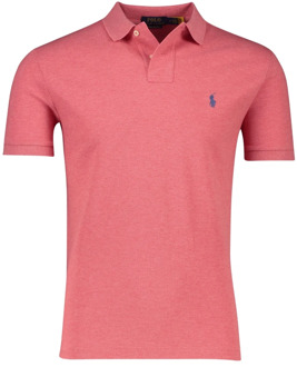 Ralph Lauren Roze Polo T-shirt met korte mouwen Ralph Lauren , Pink , Heren - 2XL