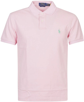 Ralph Lauren Roze Tuin Polo Shirt Polo Ralph Lauren , Pink , Heren - 2Xl,Xl,L,M