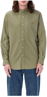 Ralph Lauren Sage Green Oxford Shirt Herenkleding Ralph Lauren , Green , Heren - Xl,L,M