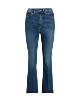Ralph Lauren Sharona Crop Flare Jeans Polo Ralph Lauren , Blue , Dames - W26,W30,W31,W28,W32