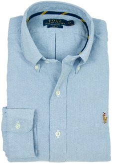 Ralph Lauren slim fit overhemd Blauw - M