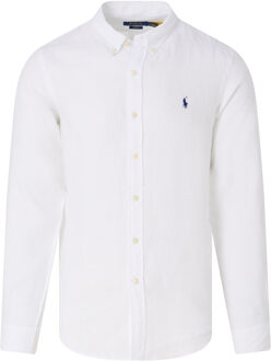 Ralph Lauren Slim fit overhemd van linnen Wit - XL