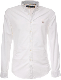 Ralph Lauren Slim-Fit Oxford Overhemd Polo Ralph Lauren , White , Heren - 2XL