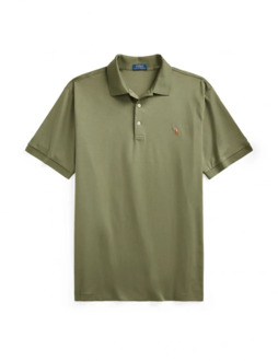 Ralph Lauren Slim Fit Pima Katoenen Polo Polo Ralph Lauren , Green , Heren - Xl,S