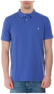 Ralph Lauren Slim Fit Piqué Polo Shirt Polo Ralph Lauren , Blue , Heren - Xl,L,M