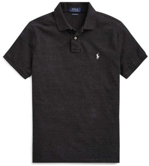 Ralph Lauren slim fit polo antraciet Grijs - XL