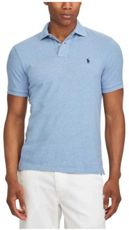 Ralph Lauren slim fit polo Blauw