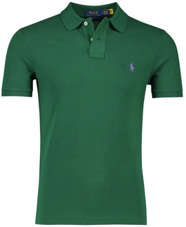 Ralph Lauren slim fit polo groen