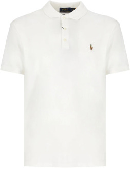 Ralph Lauren slim fit polo met logo wit - XL