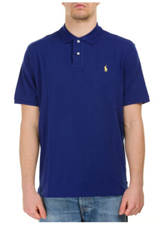 Ralph Lauren Slim fit polo shirt Blauw - Xl,l,m,s