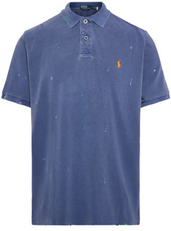 Ralph Lauren Slim Fit Polo Shirt Ralph Lauren , Blue , Heren