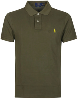Ralph Lauren Slim Fit Polo Shirt Ralph Lauren , Green , Heren - 2Xl,Xl,L,M,S