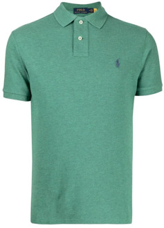 Ralph Lauren Slim Fit Polo Shirt Ralph Lauren , Green , Heren - 2Xl,Xl,M